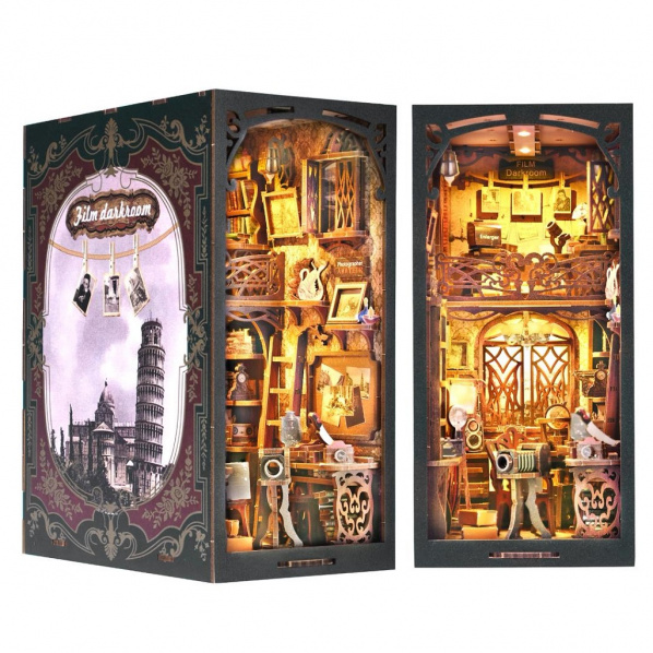 2Kids Toys 3D skládačka Zarážka na knihy Miniatura domečku Doupě fotografa 2Kids Toys 3D skládačka Zarážka na knihy Miniatura domečku Doupě fotografa