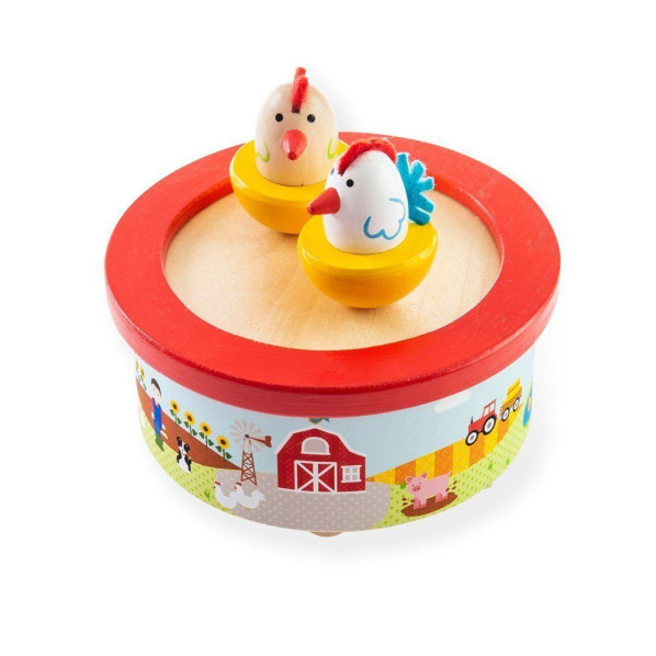 Bigjigs Toys Dřevěná hrací skříňka farma Bigjigs Toys Dřevěná hrací skříňka farma