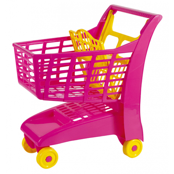 Androni Nákupný vozík - ružový