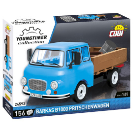 Cobi 24593 Youngtimer Barkas B1000 nákladné vozidlo, 1:35, 156 k