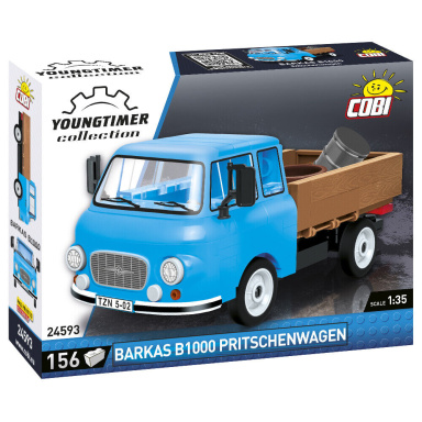 Cobi 24593 Youngtimer Barkas B1000 nákladné vozidlo, 1:35, 156 k