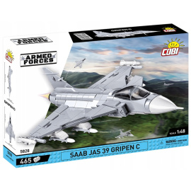 COBI 5828 Švédske viacúčelové bojové lietadlo SAAB JAS 39 Gripen C Czech Air Force COBI 5828