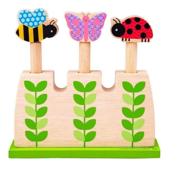 Bigjigs Toys Nasazovací věž Garden Bigjigs Toys Nasazovací věž Garden