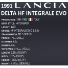 COBI 24356 Taliansky automobil Lancia Delta HF Integrale Evo