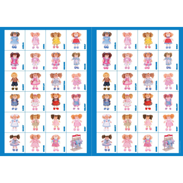2Kids Toys Papírové pexeso panenky