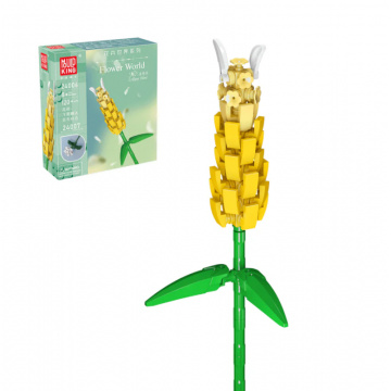 Mould King 24006 Kvetina Hustoklasec Žltý