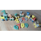 small foot Drevený narodeninový vláčik so zvieratkami