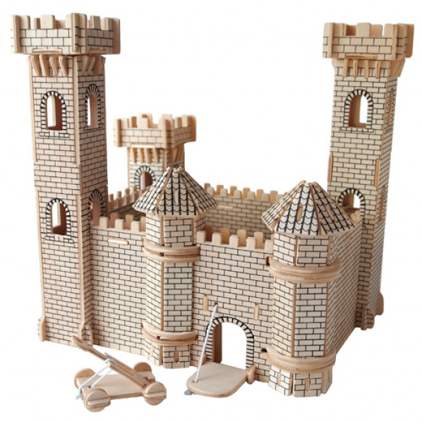 Woodcraft Dřevěné 3D puzzle hrad II Woodcraft Dřevěné 3D puzzle hrad II