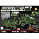 COBI 2804 Americký terénny automobil Jeep Willys s prívesom EXECUTIVE EDITION