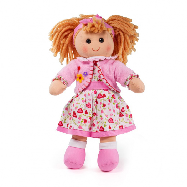 Bigjigs Toys – Látková bábika Kelly 34 cm Bigjigs Toys – Látková bábika Kelly 34 cm