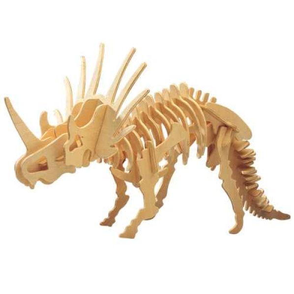 Woodcraft Dřevěné 3D puzzle Styracosaurus Woodcraft Dřevěné 3D puzzle Styracosaurus