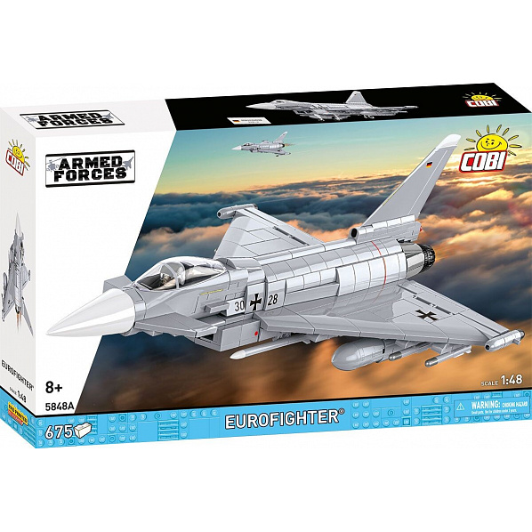 COBI 5848A Viacúčelové lietadlo Eurofighter Typhoon Germany COBI 5848A Viacúčelové lietadlo Eurofighter Typhoon Germany