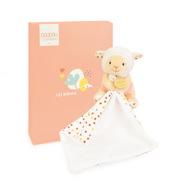 Doudou Plyšová ovečka s dečkou 11 cm Doudou Plyšová ovečka s dečkou 11 cm