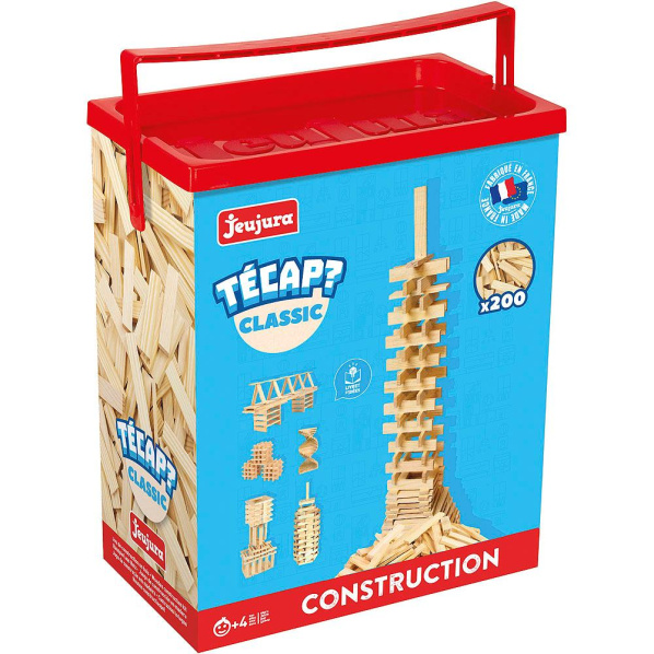 Jeujura Dřevěná stavebnice Técap Classic 200 dílů