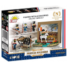 COBI 20090 3 figúrky s doplnkami Francúzski vojaci